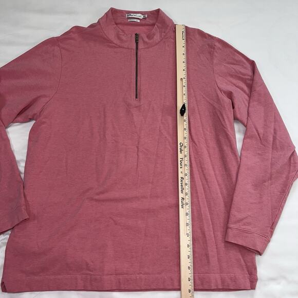 Peter Millar Mountainside Sweater Mens Size XXL Pink Pullover Pima Cotton Alpaca - Picture 7 of 13